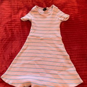 Art class striped dress
